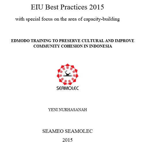 Training and Writing: EIU Best Practices 2015